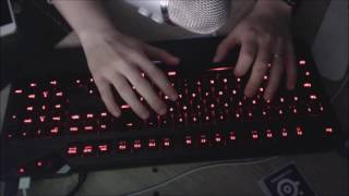 Binaural ASMR #9 [FR] Sons de clavier+Un peu de tapping [Whispering] screenshot 5