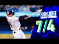【スワローズ活躍シーン】石井巧選手、プロ初ホームラン！ 7月4日 東京ヤクルトスワローズvs横浜DeNAベイスターズ（神宮球場）