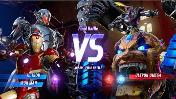 MARVEL VS. CAPCOM: INFINITE Arcade Mode Team Iron man and Ultron