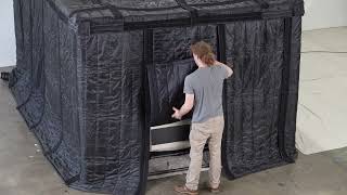 Mission Darkness™ Fireproof & Sound-Dampening CYPHERCYLENT™ Faraday Tent