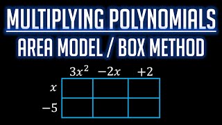Multiplying Polynomials: Area Model / Box Method