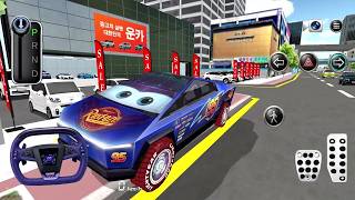Lightning McQueen Takes Over 3D Driving Class! ⚡🏎️ Cobalt Track Speed Run screenshot 2