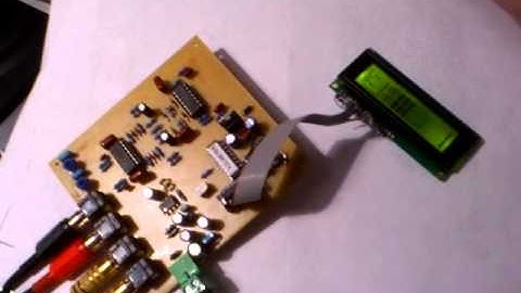 Pic + lcd = accurate vu (volume unit) meter