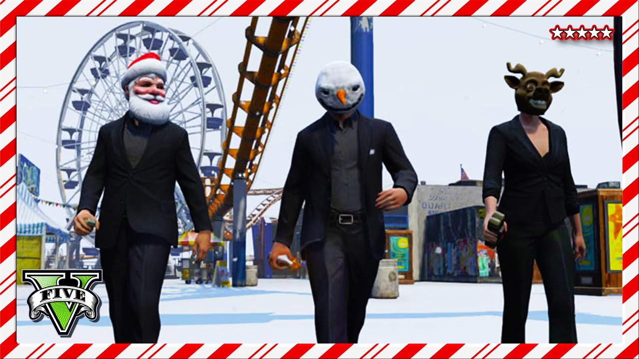 Gta 5 christmas snow фото 103