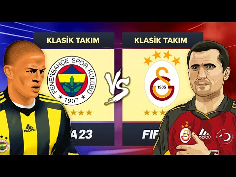 FENERBAHÇE EFSANELERİ vs GALATASARAY EFSANELERİ // FIFA 23 KARİYER MODU ALL-STAR KAPIŞMA