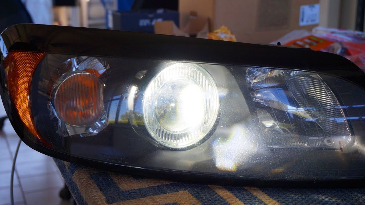 Volvo C30, S40, V50, C70 H7 COB LED headlights tuning 