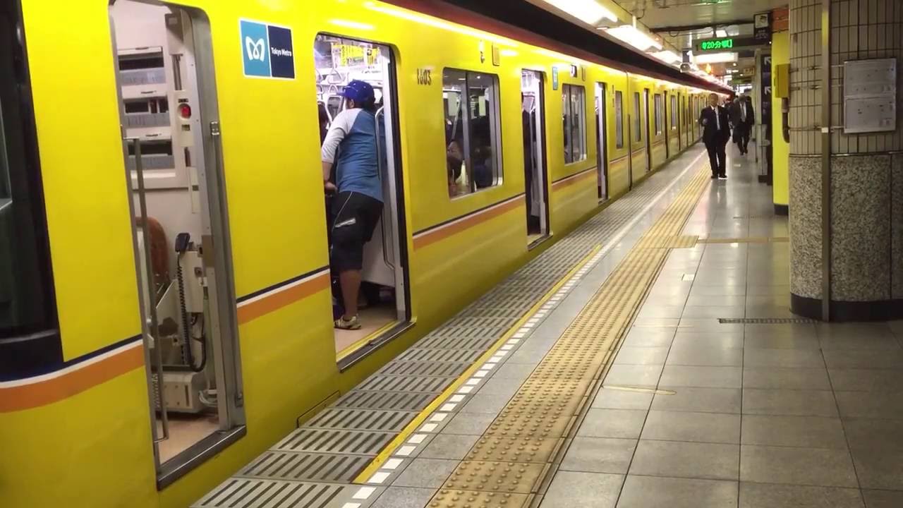 指差喚呼が素晴らしい車掌 東京メトロ銀座線 溜池山王駅