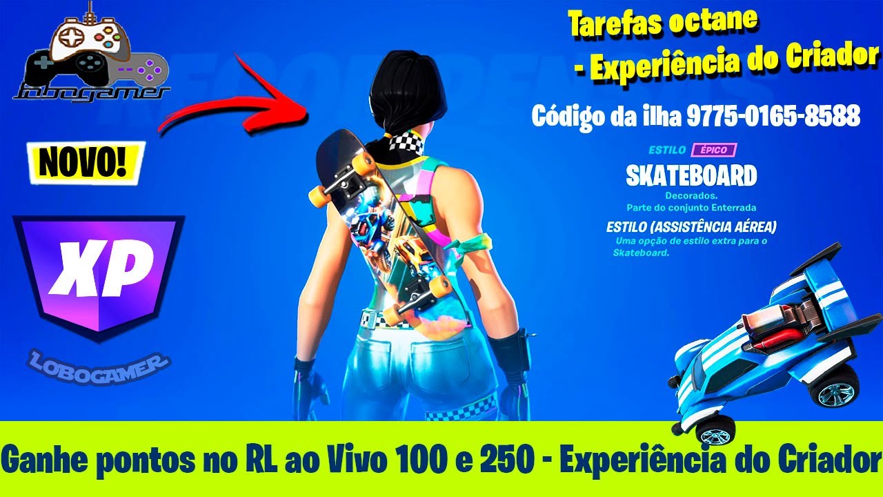 Ganhe pontos no rl ao vivo 100 e 250 tarefas octane experi ncia do