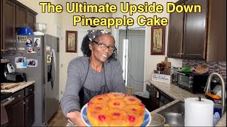 The Ultimate Upside Down Pineapple Cake | Box Cake Mix Hack | @cookingsemi-homemadewithjoyce