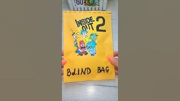 DIY Inside out 2 #disney #insideout2 #satisfying #unboxing #music #shorts #blindbag #asmr #squishy
