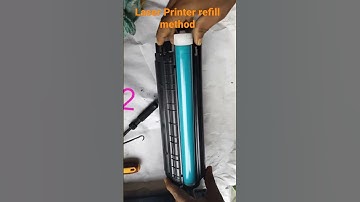 HOW TO REFILL LASER PRINTER CARTRIDGE??