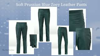 Women Leather Pants | MakeYourOwnJeans