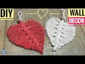 DIY Macrame Heart Wall Hanging - Wall Decoration Ideas