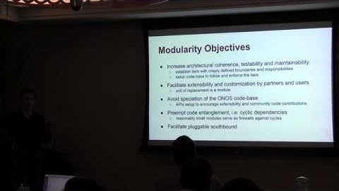 Thomas Vachuska ONOS Overview and Demo