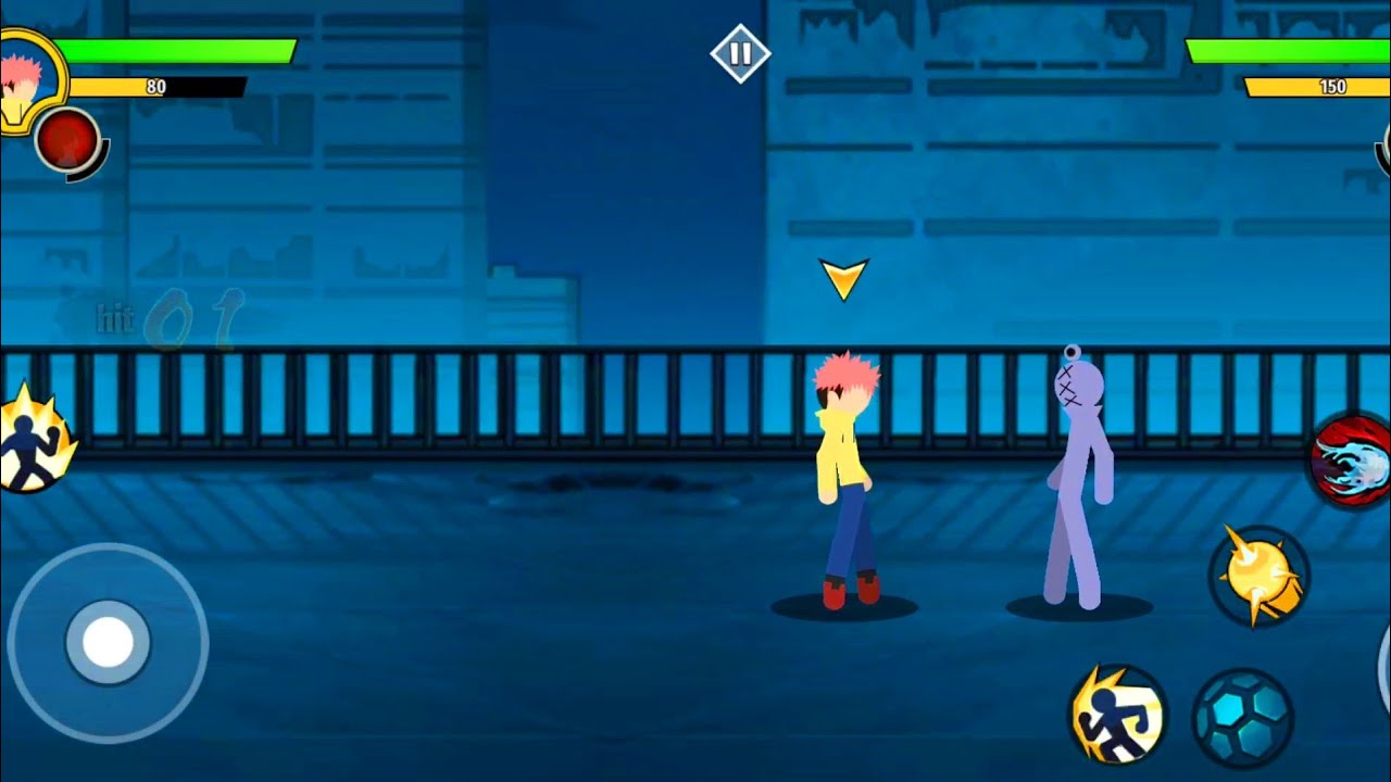 Stickman Cursed: Phantom Fight для Android, игровой процесс №2