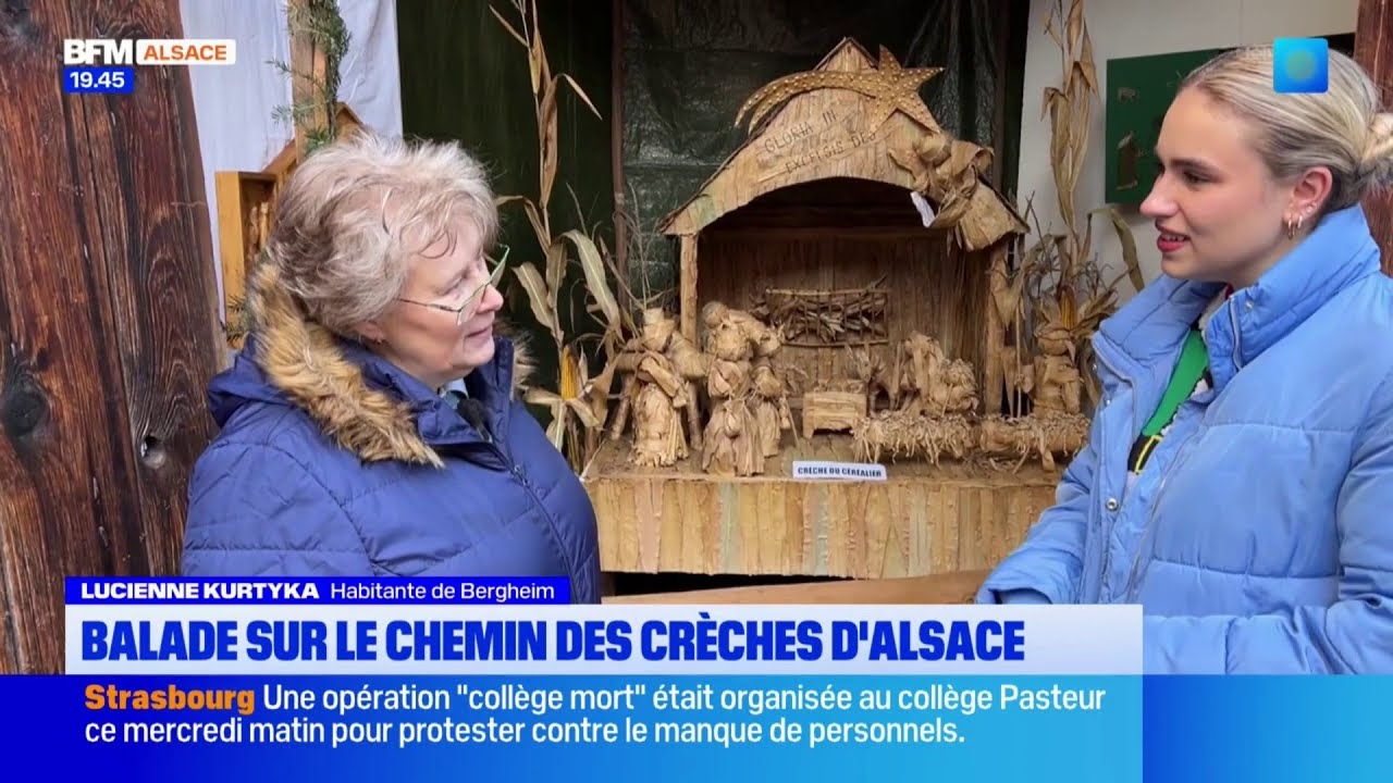Dans notre Histoire : Balade sur le chemin des crèches d'Alsace