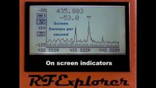 Introducing RF Explorer - Handheld Spectrum Analyzer screenshot 4