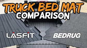 Lasfit Liners Truck Bed Mat vs Bedrug Classic Bed Mat Comparison 2024 GMC Sierra 2500 HD