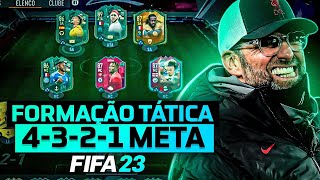 MUITO ROUBADA! FORMAÇÃO TÁTICA 4-2-3-1 META NO FIFA 23 ULTIMATE TEAM