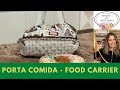 Porta comida, bandejas, tartas. Con 2 asas. Lleva tu comida en estas Fiestas sin problema. #140