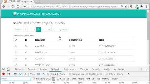 PAGINACIÓN - PHP / MYSQL
