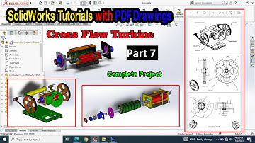 Cross Flow Turbine Complete Project SolidWorks Tutorial Series Pt 7