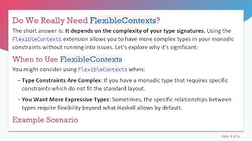 Understanding the Role of FlexibleContexts in Haskell