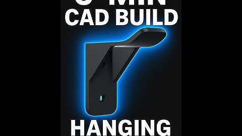 Autodesk Fusion: How to Model a Simple Hanging Bracket (5-Minute CAD Tutorial) for SimRacing Rig