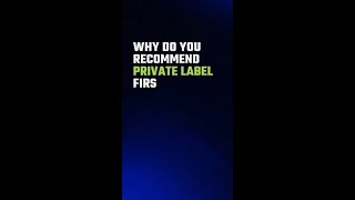 Why do you recommend private label first over custom formulas?