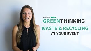 Green Thinking Sustainable Event Planning - Part 1