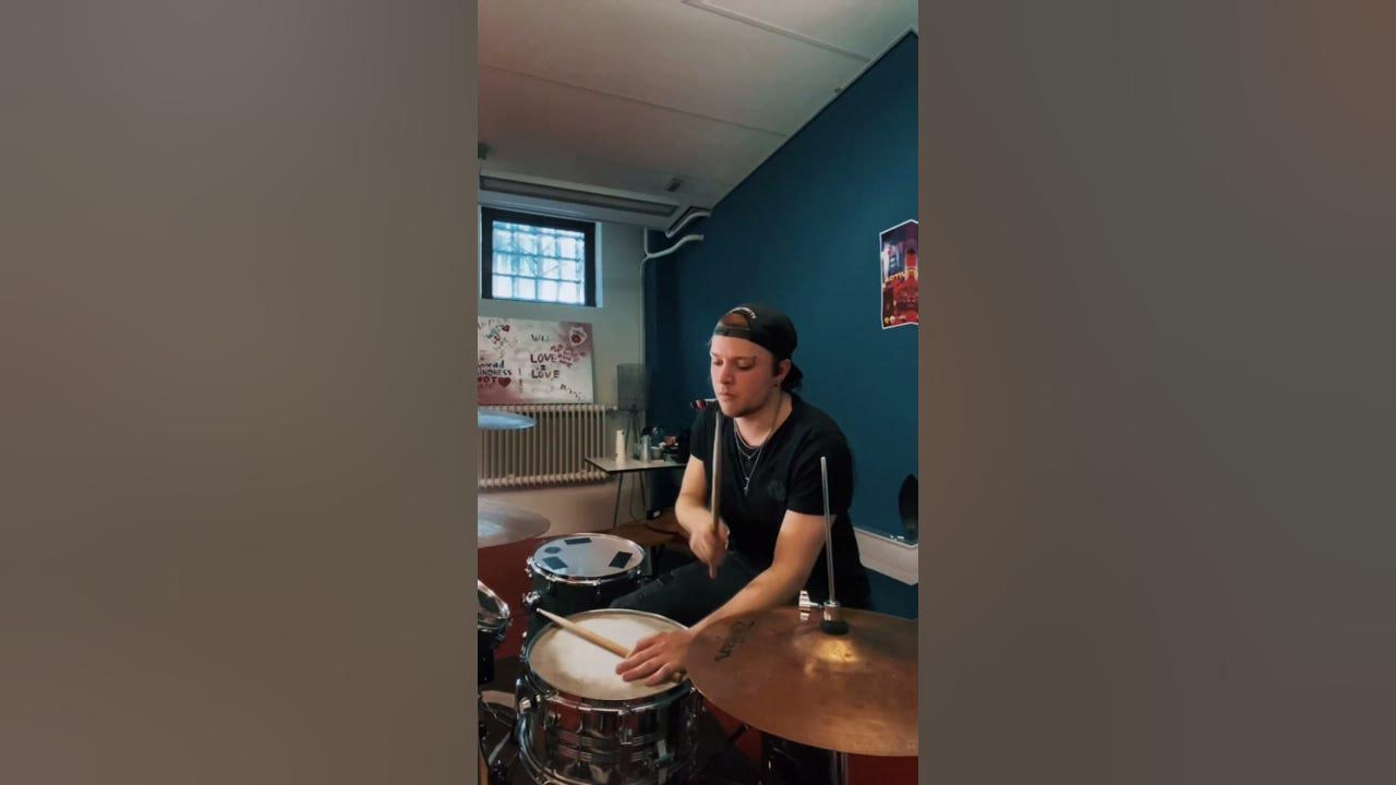 “Chemical” - post malone (drum cover) 🥁🖤 #postmalone #drums #cover #sticktricks