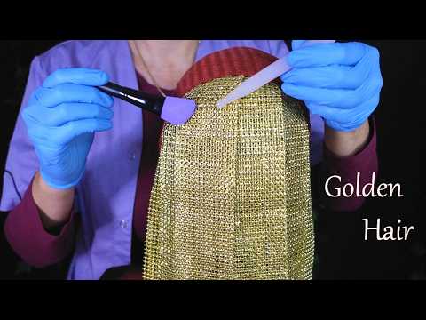 ASMR Scalp Check & Hair Trimming ~ But Your Hair is GOLDEN (Whispered)