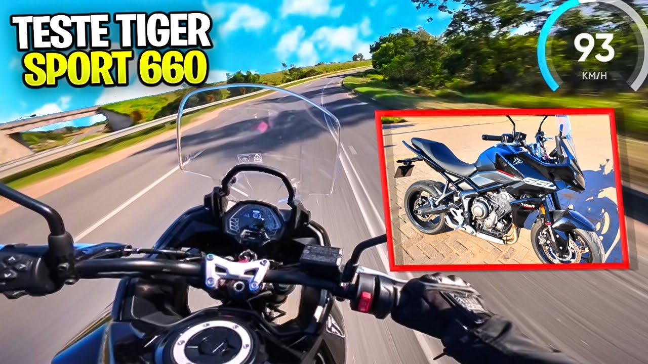 TESTE RIDE NOVA TRIUMPH TIGER SPORT 660 2025 - GANHOU ESPORTIVIDADE, COMODIDADE E SEGURANÇA!