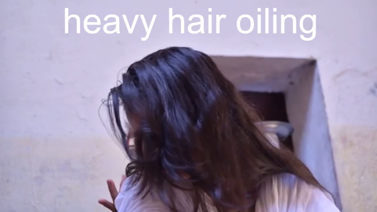 Heavy Hair Oiling to Young Girl from her Dadu (GrandMa) | ASMR Pakistan