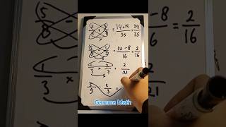 Unlock the Fraction Cheat Code! 🧠💕 (Add, Subtract, Multiply, Divide) #mathtricks #maths