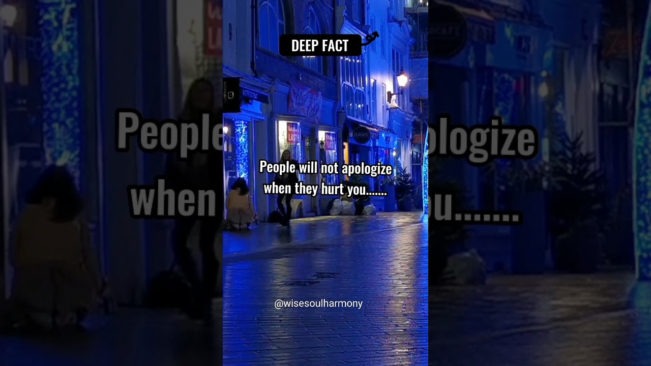 Watch people will not apologize when they hurt you.... #fyp #psychology #shorts on YouTube Watch people will not apologize when they hurt you.... #fyp #psychology #shorts on YouTube