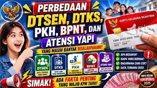 The Latest Differences Between DTSN, DTKS, PKH, BPNT, and ATENSI YAPI for 2026, Don't Get It Wrong!