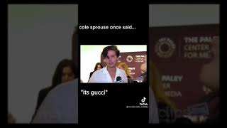Cole Sprouse Once Said Funny