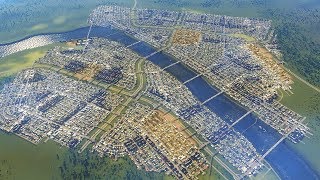 Cities Skylines - Grand River, 시티즈 스카이라인 - 그랜드 강, 15만, 9타일, 대중교통없음