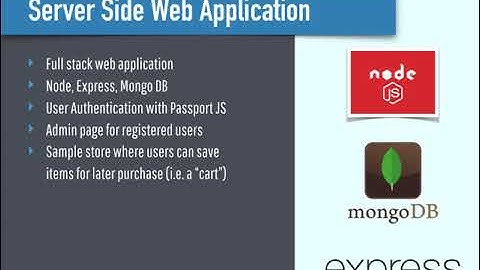 An Introduction to Server-Side Rendered Web Apps with Node.js, Express and MongoDB