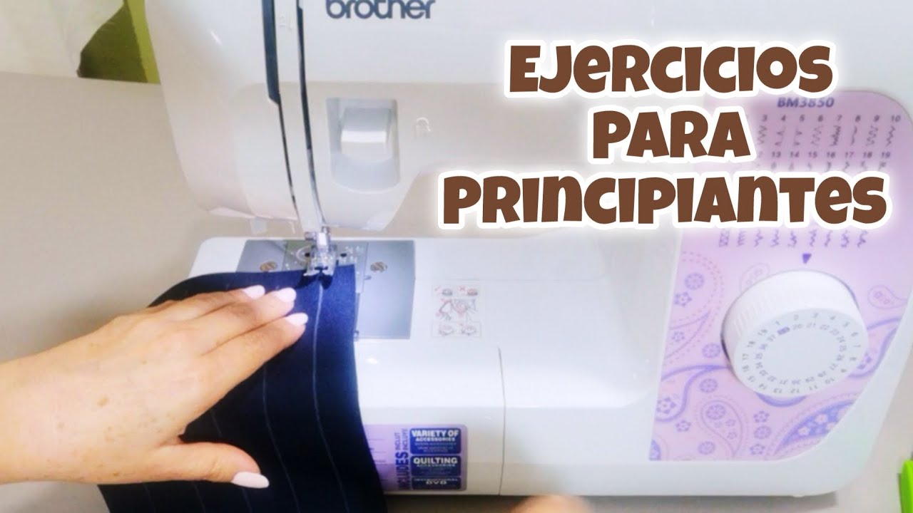 Ejercicios básicos de costura / aprende a coser desde 0