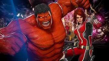 Marvel vs Capcom Infinite: Hulk and Black Widow arcade playthrough