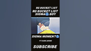 RG BUCKET LIST SIGMA RULE🥶 SIGMA MOMENT #viral #trending #sigma #shorts #youtubeshorts #ytdarkanime