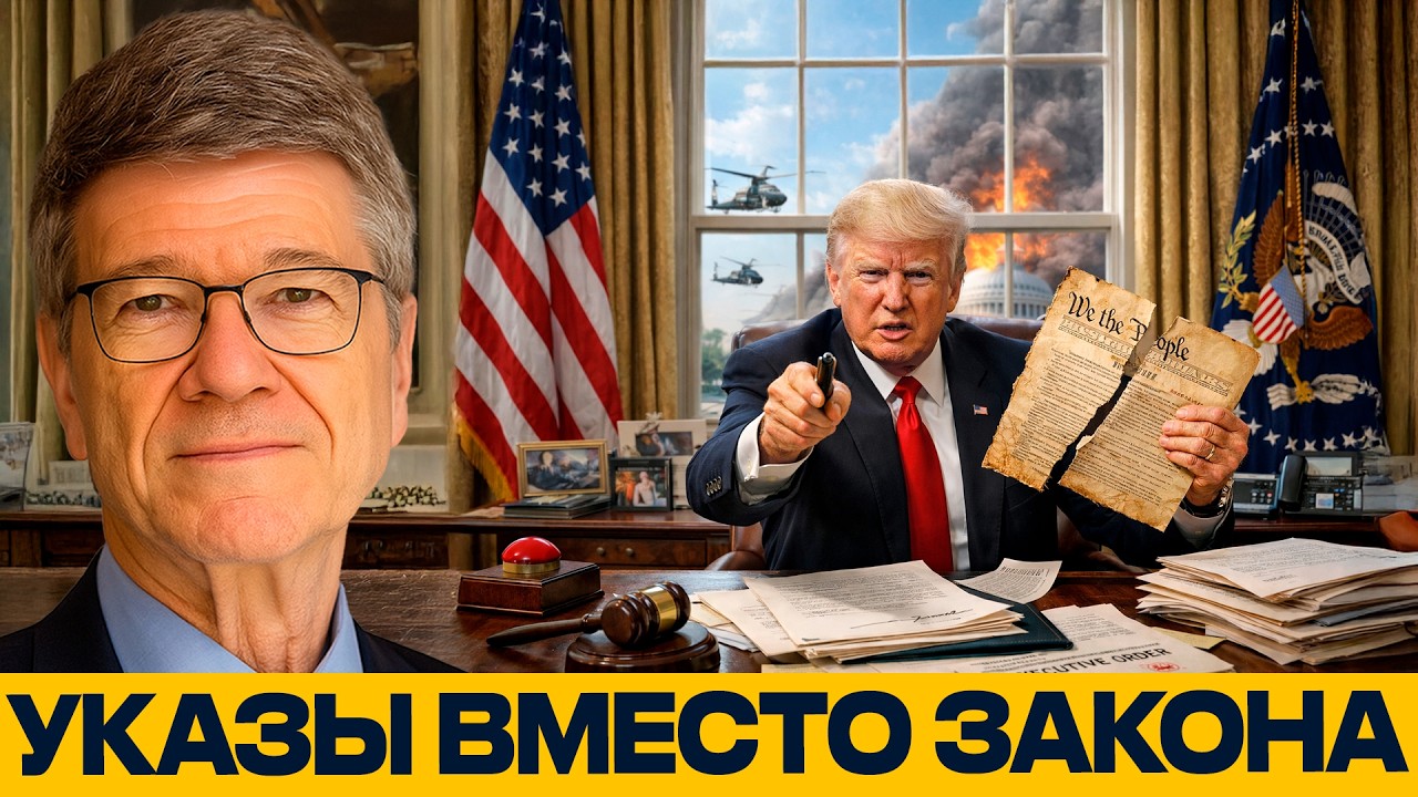 США срываются с тормозов : Трамп объявил себя единственным законом - Джеффри Сакс