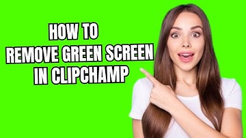 How to remove green screen in Clipchamp Online Video Editing Software (Quick & Easy)