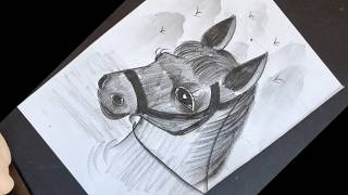How to Draw a Horse Head in Pencil (Simple, Beginner-Friendly)
