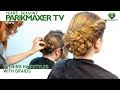 Прическа с плетением Evening hairstyle with braids. парикмахер тв parikmaxer.tv peluquería tv 剪髮