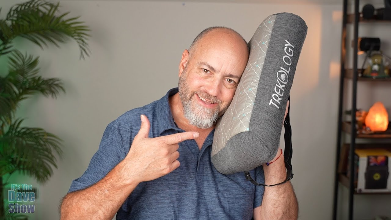 best inflatable soft pillow for camping and travel - YouTube