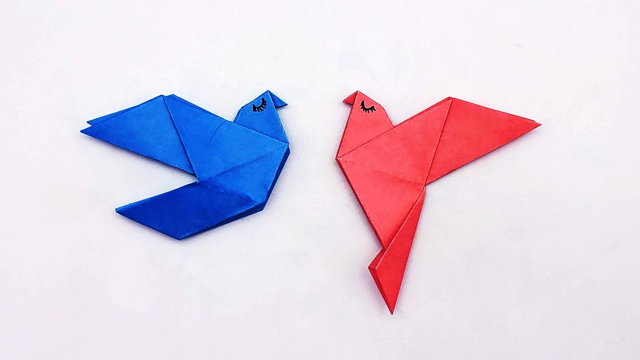 Learn How To Make a Paper Flapping Bird | Handmade Origami Bird Easy ...
