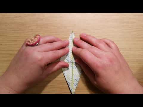 Video: Kako Narediti Origami žerjav
